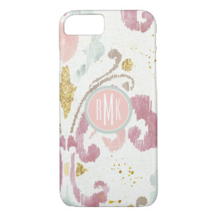Monogram   Soft Deco Pattern iPhone 8/7 Case