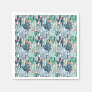 Monogram Soft Patel Cactus Pattern Napkin