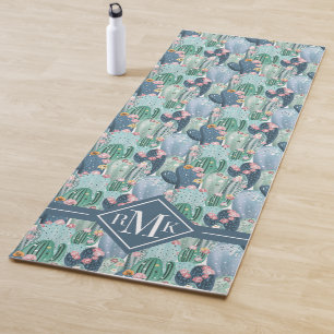 Monogram Soft Patel Cactus Pattern Yoga Mat