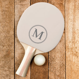 Monogram Solid Sandcastle Pink Colour Ping Pong Paddle