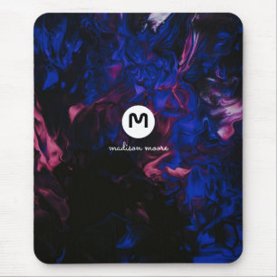 Monogram Space Colours Mouse Pad