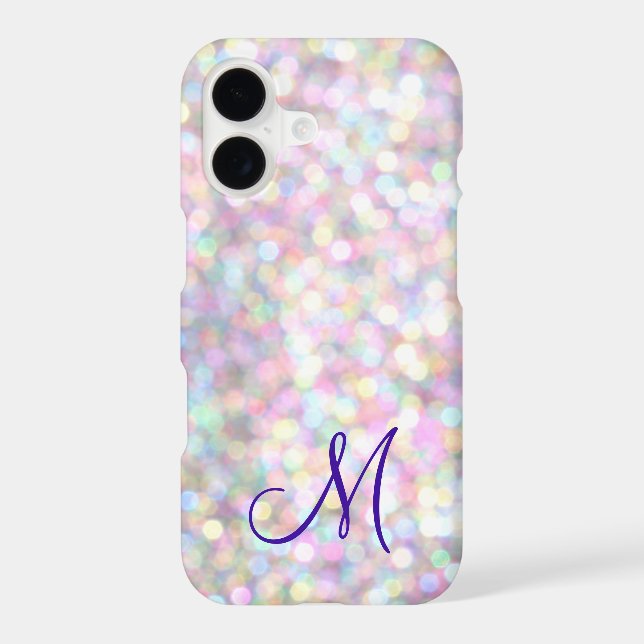 Monogram Sparkle iPhone 7 Plus Coque (Verso)