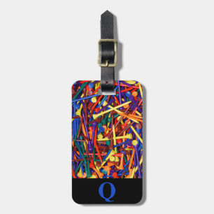 Monogram Sports Golf Tees Luggage Travel Tag