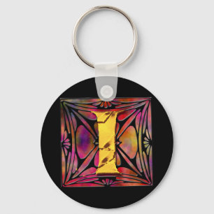 Monogram: Stainglass I Keychain