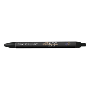 Monogram Star Digital artwork Black Ink Pen