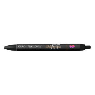 Monogram Star Digital artwork Black Ink Pen