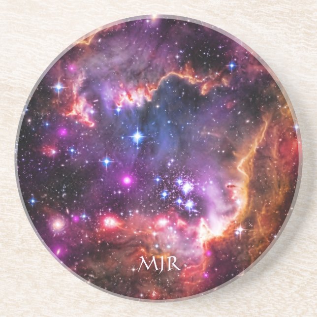 Monogram Starry Wingtip of Small Magellanic Cloud Coaster (Front)