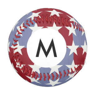 Monogram Stars and Stripes Baseball