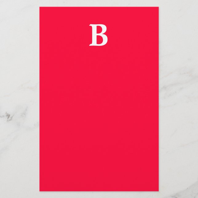 Monogram Stationary Stationery (Front)