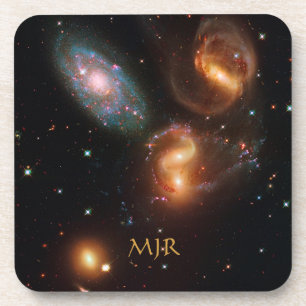 Monogram Stephans Quintet deep space star galaxies Coaster