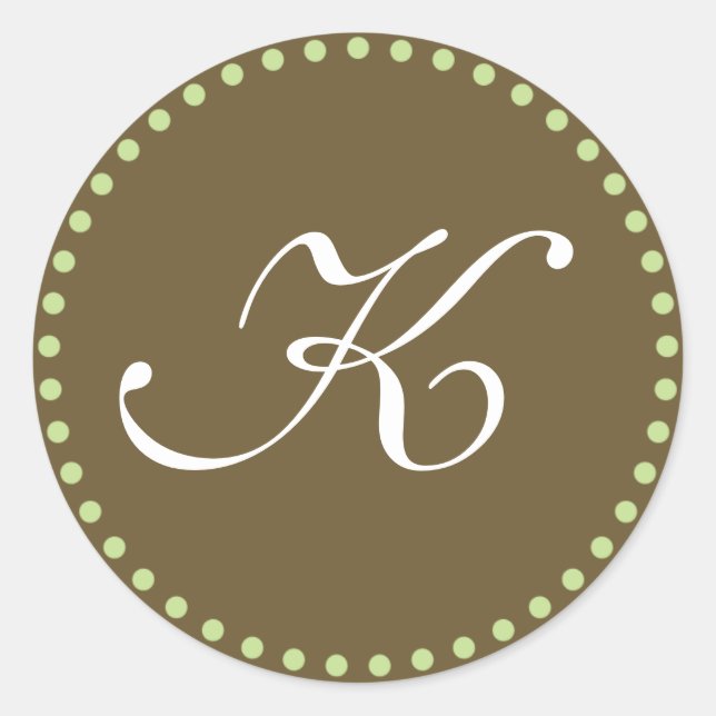 Monogram Sticker (Front)