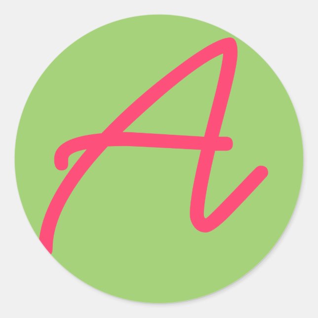 Monogram Sticker (Front)