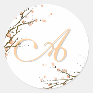 Monogram Sticker "A" to "Z" customizable