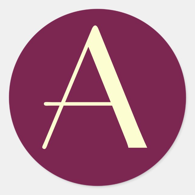 Monogram Stickers (Front)