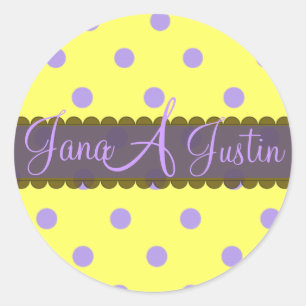 Monogram stickers box of chocolate