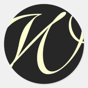 Monogram Stickers  D6