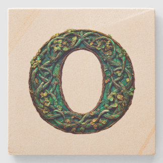 Monogram  stone coaster