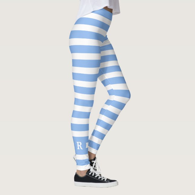 MONOGRAM Striped Leggings (Right)