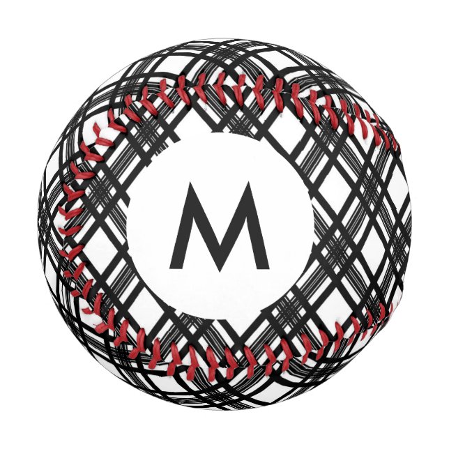 Monogram Stripes Texture Baseball (Front Left)