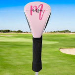 Monogram Stylish Modern Hot Pink Golf Head Cover<br><div class="desc">Protect your clubs in style with our Monogram Stylish Modern Hot Pink Golf Head Cover! Featuring a bold hot pink design and personalized with your monogram in a sleek, modern font, this head cover adds a chic and unique touch to your golf bag. Designed to fit most standard clubs, it...</div>