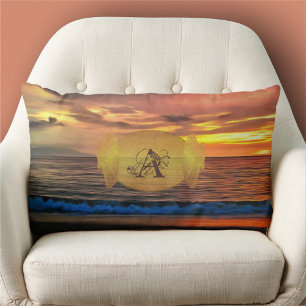 Monogram Sunset 1577  Lumbar Pillow