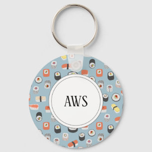 Monogram Sushi Keychain