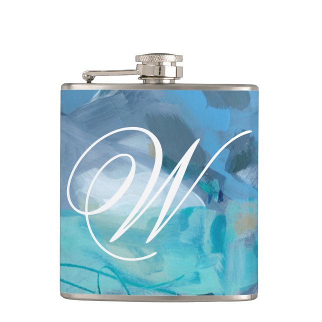 Monogram | Tangled Hip Flask (Front)