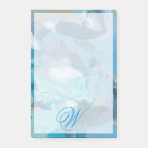 Monogram   Tangled Post-it Notes