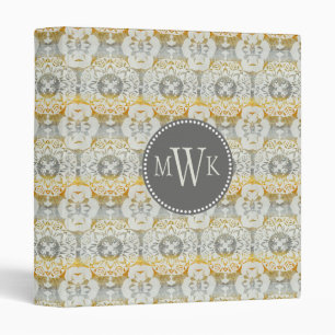 Monogram   Tapestry Rosette II Binder