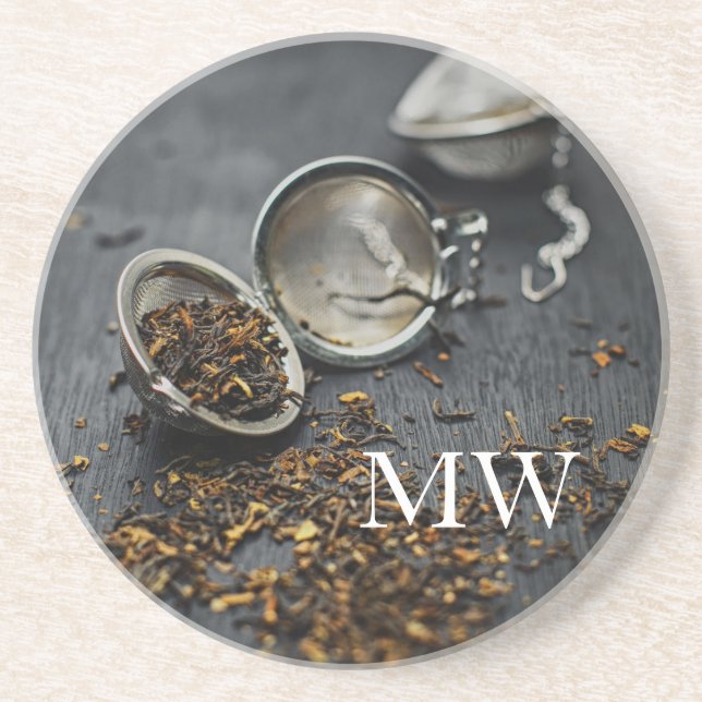 Monogram Tea Coaster (Front)