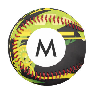 Monogram Technical halftone background 4 Baseball