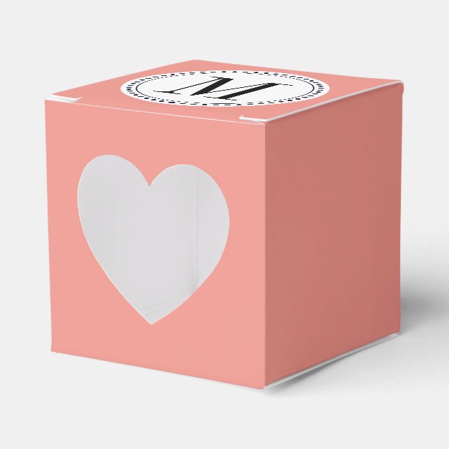 Monogram template favor box (Front Side)