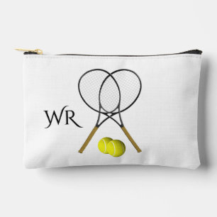 Monogram Tennis Sports Theme Accessory Pouch