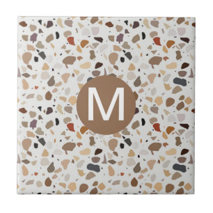 Monogram Terrazzo Modern Stone look  Tile