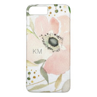 Monogram | The Joy of White | Watercolor Floral