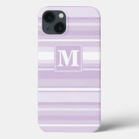 Monogram thistle purple stripes Case-Mate iPhone c