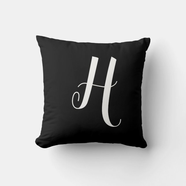 MONOGRAM THROW PILLOW (Front)