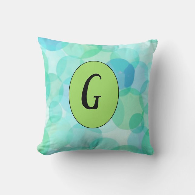 Monogram Throw Pillow (Front)