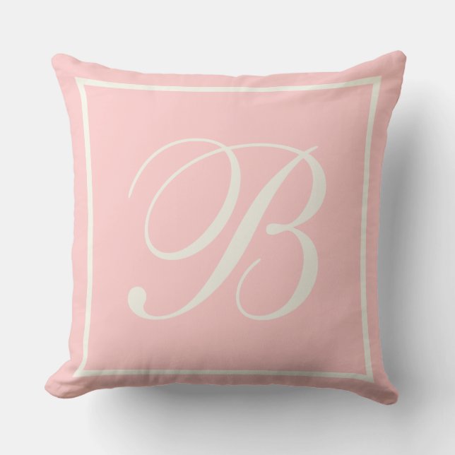 Monogram Throw Pillow (Front)