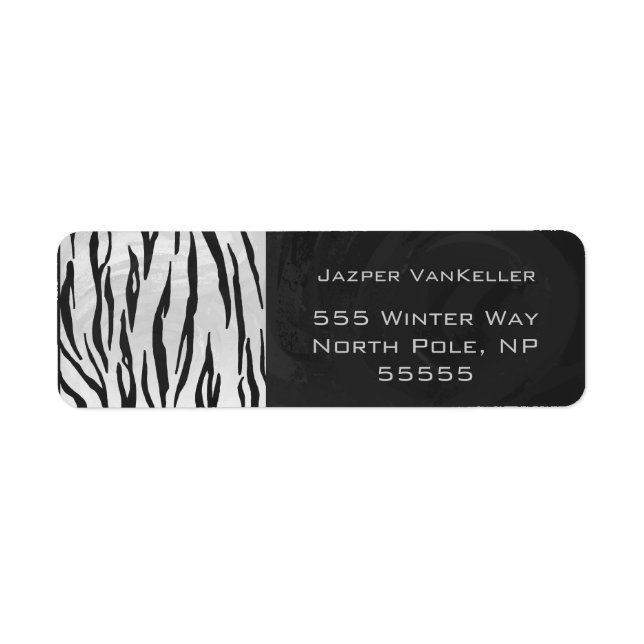 Monogram Tiger Black and White Print (Front)