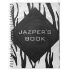 Monogram Tiger Black and White Print