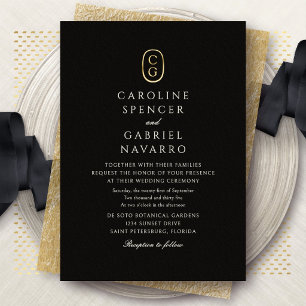 Monogram Timeless Sophisticated Wedding