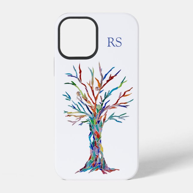 Monogram Tree of Life iPhone Case (Back)