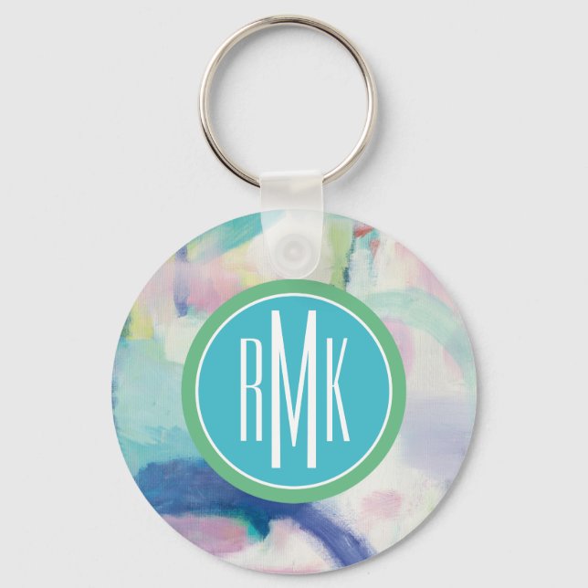 Monogram | Trial and Airy Bright Keychain (Front)