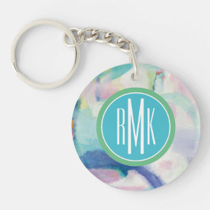 Monogram   Trial and Airy Bright Keychain