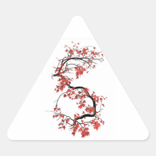 monogram triangle sticker