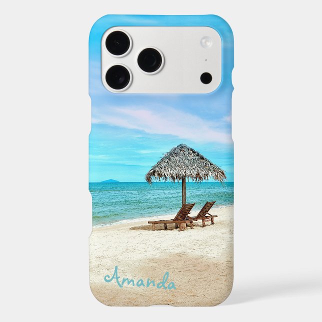 Monogram Tropical Beach Landscape (Back)