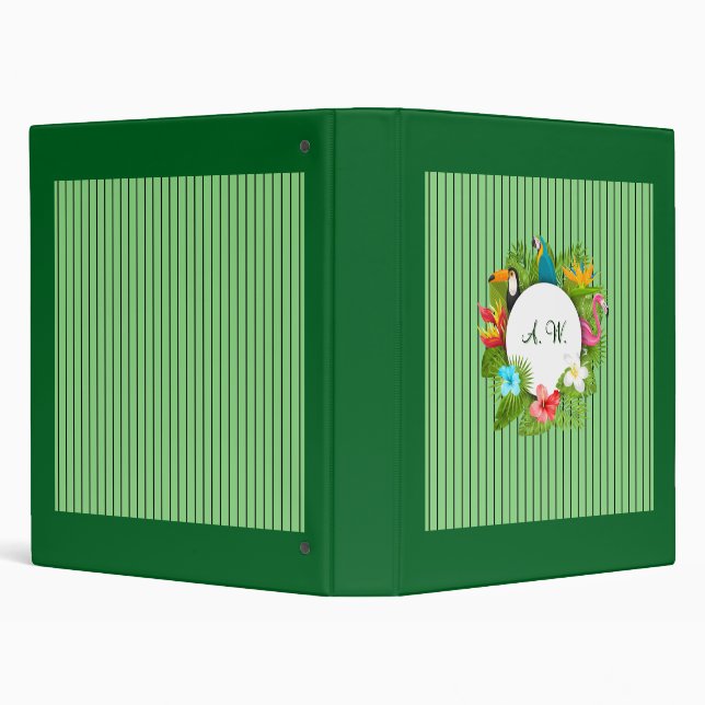 Monogram Tropical  Binder (Background)