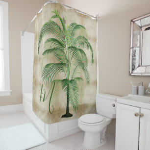 Monogram Tropical  Palm Tree Vintage Elegant