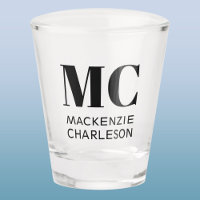 Monogram Two Initials Name Custom